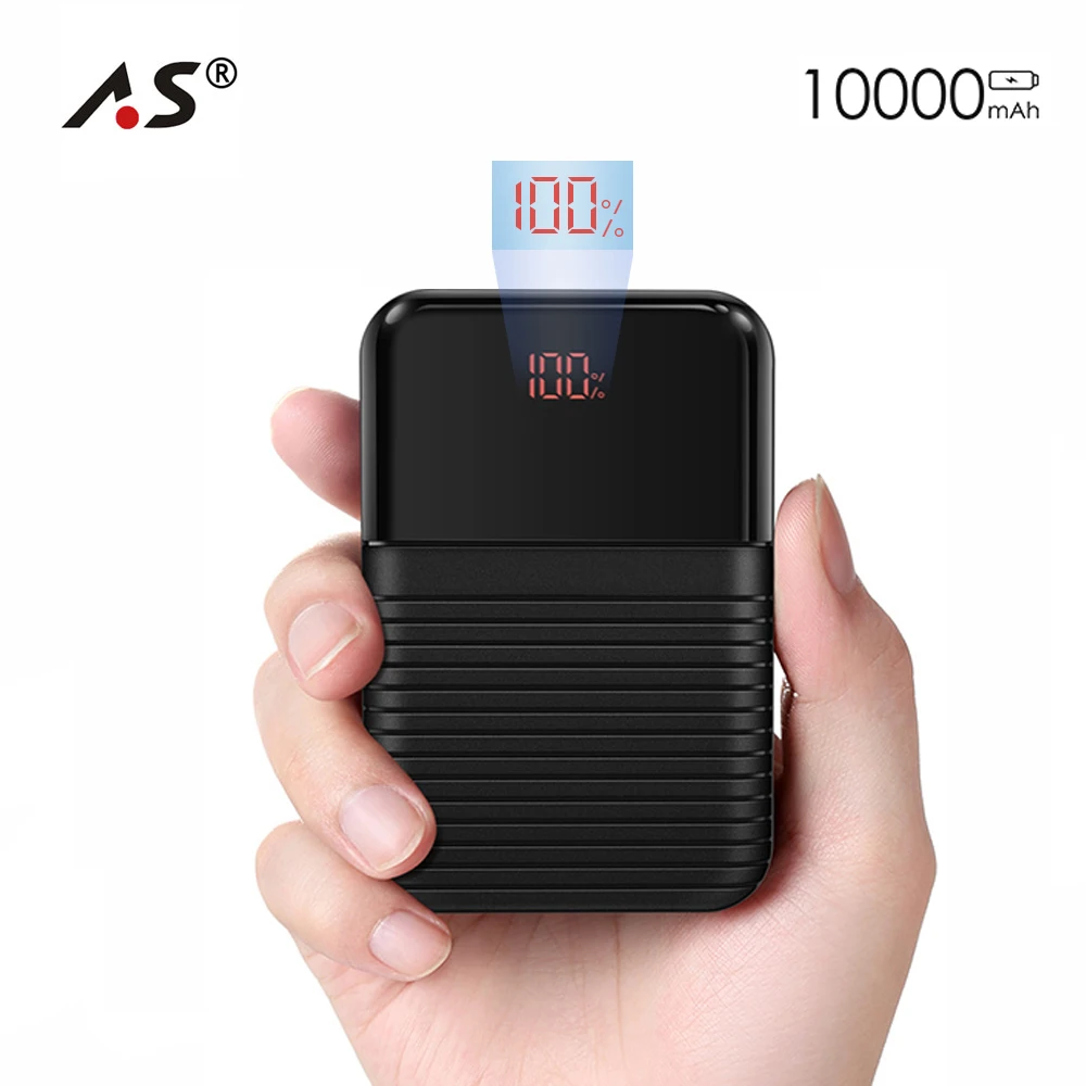 A.S Portable Chargers 10000mAh External Battery Pack Dual USB Output External Phone Charger Battery Bank Power Bank for iPhone X
A.S Portable Chargers 10000mAh External Battery Pack Dual USB Output External Phone Charger Battery Bank Power Bank for iPhone X