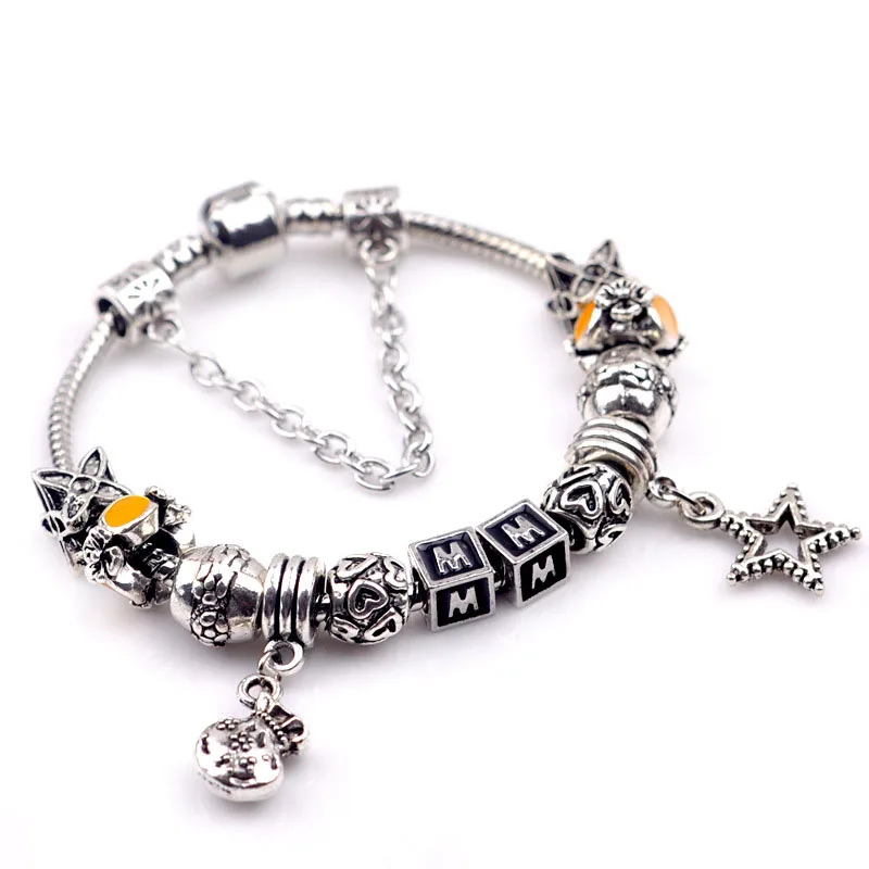 Trendy Silver Crystal Charm pandora Bracelets & Bangles for Women Office/career DIY Beads Crystal Jewelry Christmas DUN-0005
Trendy Silver Crystal Charm pandora Bracelets & Bangles for Women Office/career DIY Beads Crystal Jewelry Christmas DUN-0005