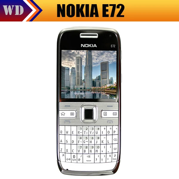 Original Nokia E72 Mobile Phone 3G Wifi 5MP Unlocked Refurbished NO Hebrew keyboard Cellphone English Russian Arabic keyboard
Original Nokia E72 Mobile Phone 3G Wifi 5MP Unlocked Refurbished NO Hebrew keyboard Cellphone English Russian Arabic keyboard