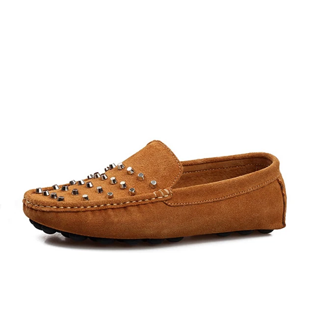 2017 New Brand Men Shoes 100% Genuine Leather Flats High Quality Fashion Casual Driving Shoes Moccasins Men Loafers