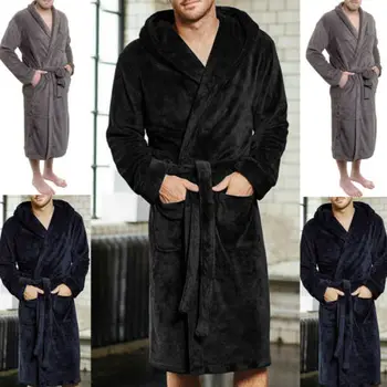 Mens Warm Super Soft Flannel Coral Fleece Long Bath Robe Mens Kimono Bathrobe Male Dressing Gown Robes
Mens Warm Super Soft Flannel Coral Fleece Long Bath Robe Mens Kimono Bathrobe Male Dressing Gown Robes