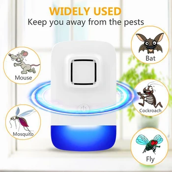 New Electric Ulatrosonic Mouse Repellent Mosquito Bat Cockroach Repellent Non-toxic Silent Fly Trap Insect Pest Control 1PCS
New Electric Ulatrosonic Mouse Repellent Mosquito Bat Cockroach Repellent Non-toxic Silent Fly Trap Insect Pest Control 1PCS