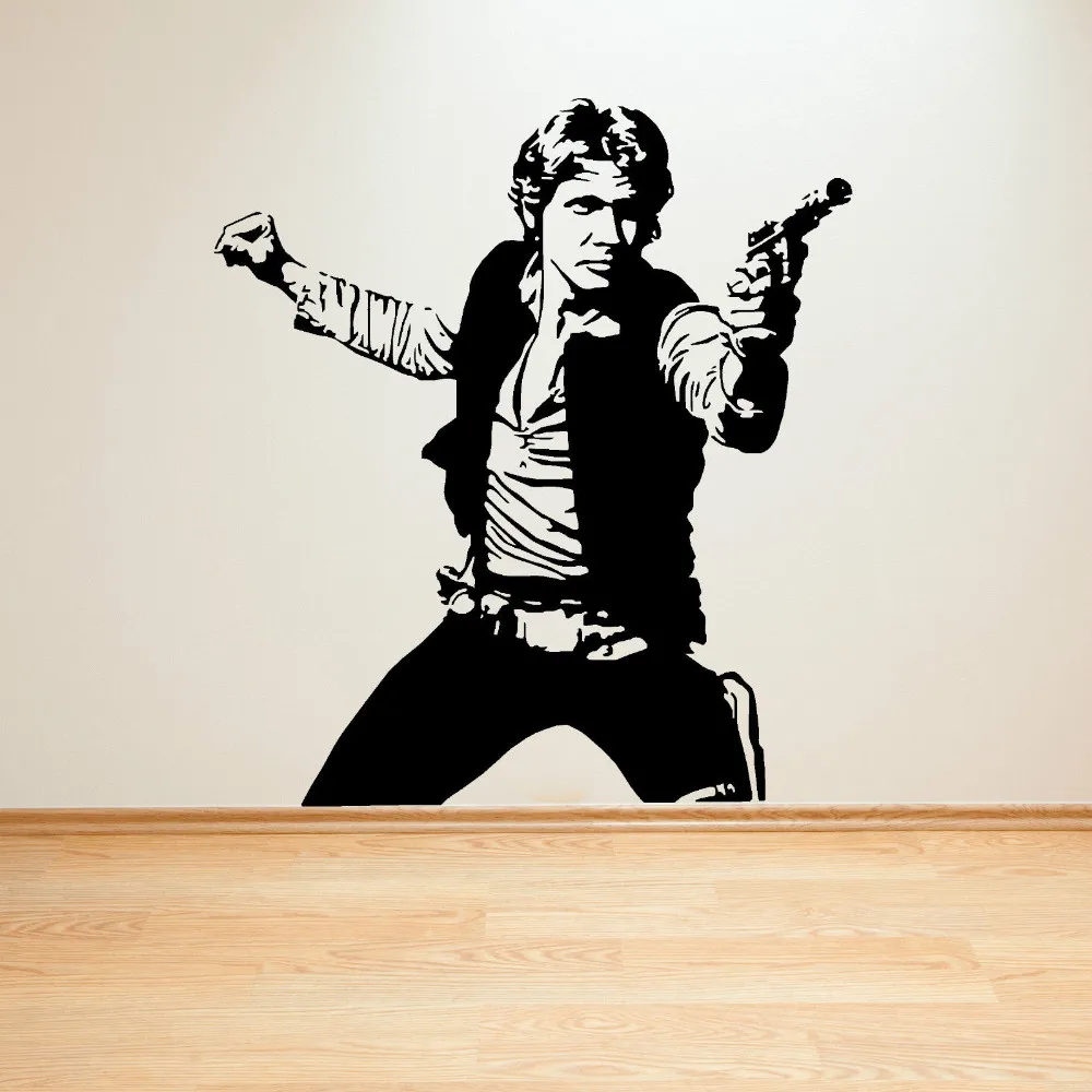 POOMOO Wall Sticker,STAR WARS HAN SOLO vinyl wall art decal sticker room decal sci-fi movie
POOMOO Wall Sticker,STAR WARS HAN SOLO vinyl wall art decal sticker room decal sci-fi movie