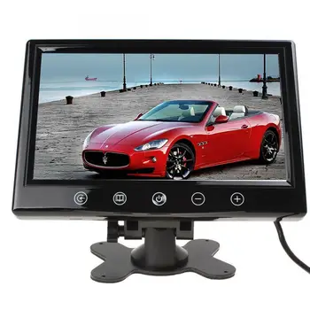 9 inch HD high resolution TFT Color LCD Car Rear View Camera Monitor Support multi-language adjustiable and 2 AV Inputs Backup
9 inch HD high resolution TFT Color LCD Car Rear View Camera Monitor Support multi-language adjustiable and 2 AV Inputs Backup