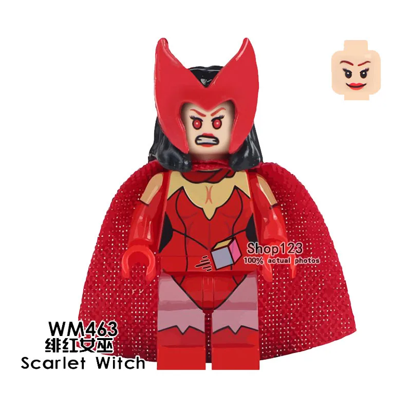 Single WM463 Scarlet Witch Marvel Super Heroes Avengers Loki Thor Model Assembly Collections Buidling Blocks Children Gift Toys
Single WM463 Scarlet Witch Marvel Super Heroes Avengers Loki Thor Model Assembly Collections Buidling Blocks Children Gift Toys