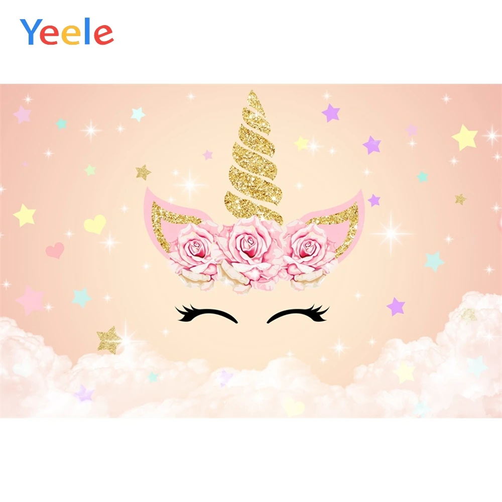 Yeele Unicorn Clouds Stars Love Heart Baby Birthday Photography Backgrounds Customized Photographic Backdrops for Photo Studio
Yeele Unicorn Clouds Stars Love Heart Baby Birthday Photography Backgrounds Customized Photographic Backdrops for Photo Studio