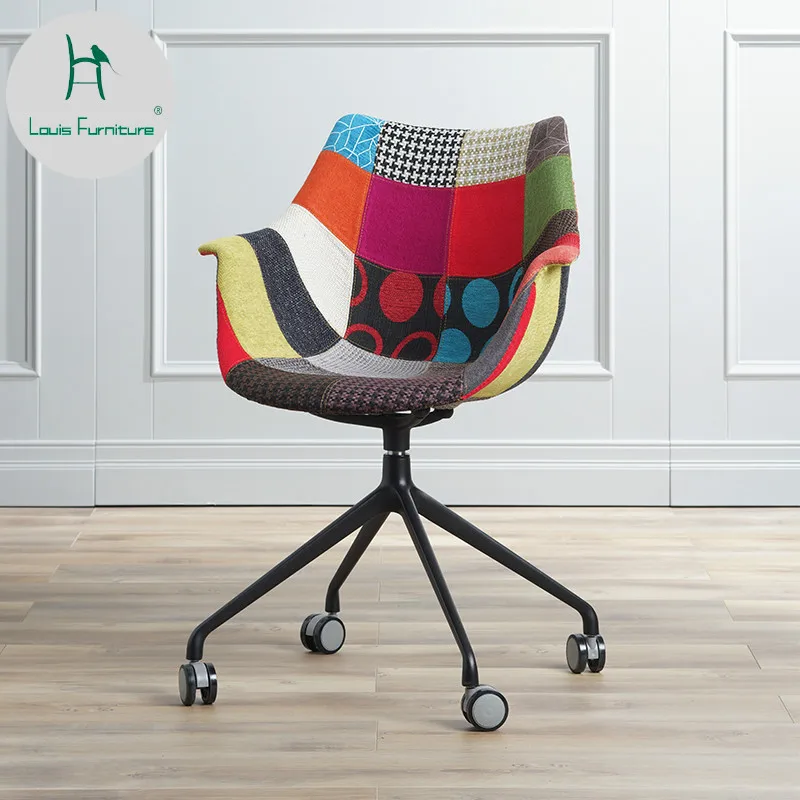 Louis Fashion Office Chairs Nordic Casual Household Cloth Simple Personality Modern Creativity
Louis Fashion Office Chairs Nordic Casual Household Cloth Simple Personality Modern Creativity