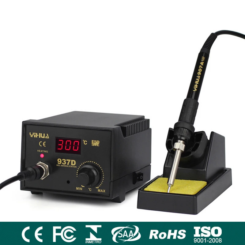 Soldering Station 45W Adjustable Temperature 220V Anti-static Automatic Fault Detection and Alarm Function Welding Station
Soldering Station 45W Adjustable Temperature 220V Anti-static Automatic Fault Detection and Alarm Function Welding Station
