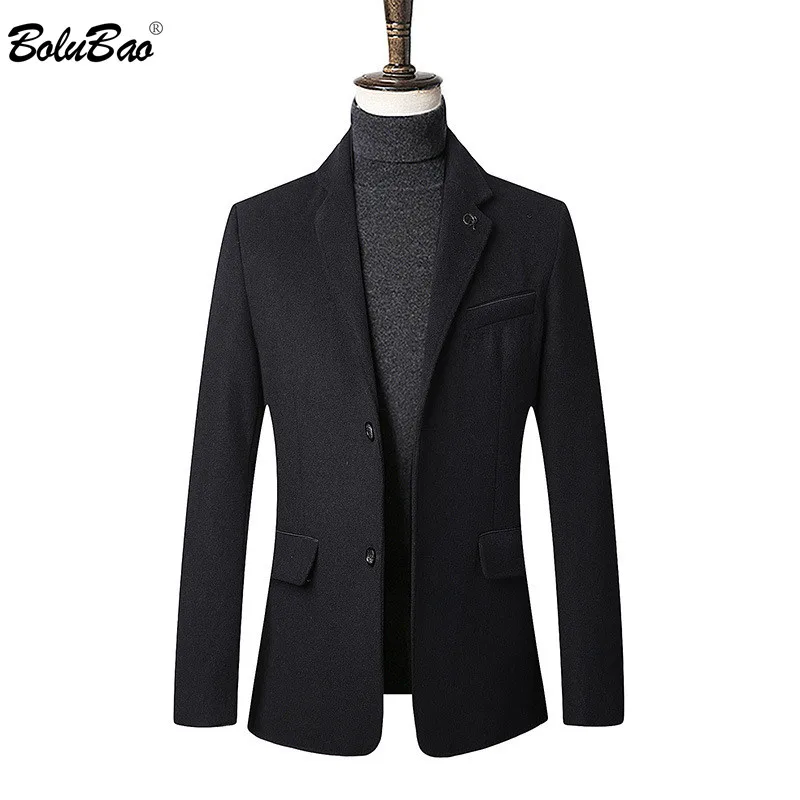 BOLUBAO Men Spring Autumn Wool Coat Men's New Casual Solid Color Slim Fit Wool Blends Woolen Pea Coat Male Trench Coat Overcoat
BOLUBAO Men Spring Autumn Wool Coat Men's New Casual Solid Color Slim Fit Wool Blends Woolen Pea Coat Male Trench Coat Overcoat