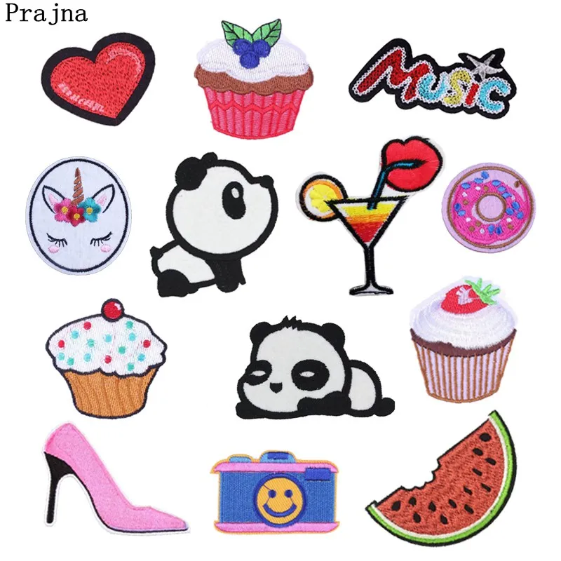 Prajna Cartoon Iron On Patches Bear Cake Unicorn Embroidered Stickers On Clothing DIY Appliques On Coat Garment Baby Accessories
Prajna Cartoon Iron On Patches Bear Cake Unicorn Embroidered Stickers On Clothing DIY Appliques On Coat Garment Baby Accessories