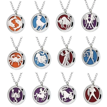 Legenstar Women Necklace Stainless Steel Statement Diffuser zodiac sign Necklace Aromatherapy Magnetic Locket
Legenstar Women Necklace Stainless Steel Statement Diffuser zodiac sign Necklace Aromatherapy Magnetic Locket