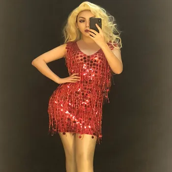 Red Bling Rhinestones Sexy Dress Birthday Party Celebrate Festival Outfit Nightclub Female Singer Dance Wear Stage Show Dresses
Red Bling Rhinestones Sexy Dress Birthday Party Celebrate Festival Outfit Nightclub Female Singer Dance Wear Stage Show Dresses