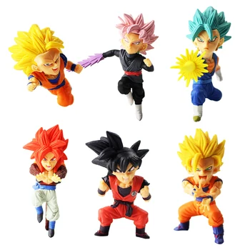 6pcs/lot Dragon Ball Z Figures Son Goku Black Gokou Vegetto Gogeta Zamasu Super Saiyan God Blue Hair Anime Model Toys
6pcs/lot Dragon Ball Z Figures Son Goku Black Gokou Vegetto Gogeta Zamasu Super Saiyan God Blue Hair Anime Model Toys