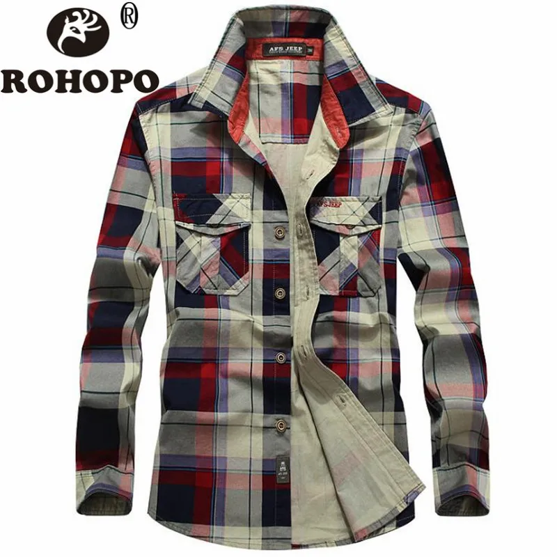 Long Sleeve Plaid Shirt For Man Cargo Off Road 100% Cotton Loose Casual Outwear Big Size Motor & Bike Buttons Hero Men Shirts
Long Sleeve Plaid Shirt For Man Cargo Off Road 100% Cotton Loose Casual Outwear Big Size Motor & Bike Buttons Hero Men Shirts