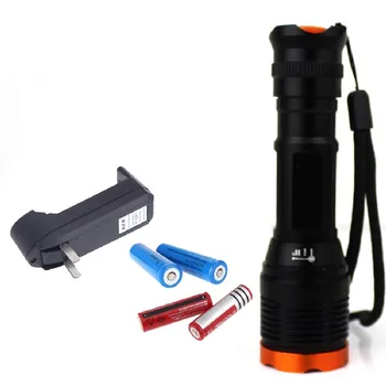 New Focus Torch Light Black (Orange Head) 2000Lm T6 Led Flashlight Focus Torch Eu/US Charger Battery
New Focus Torch Light Black (Orange Head) 2000Lm T6 Led Flashlight Focus Torch Eu/US Charger Battery