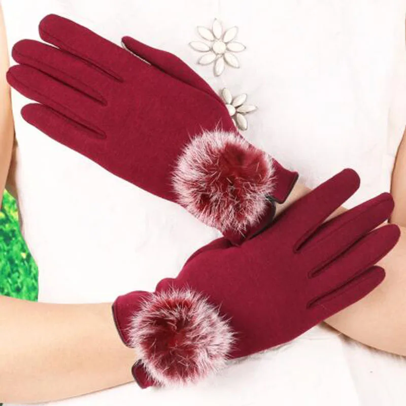 300pair/lot Autumn Elegant Winter Gloves Women Cotton Gloves Mittens Rabbit Fur Screen Driver's Gloves
300pair/lot Autumn Elegant Winter Gloves Women Cotton Gloves Mittens Rabbit Fur Screen Driver's Gloves