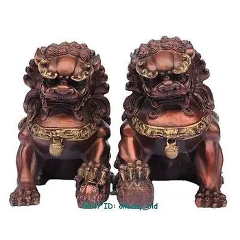 Large brass Small Large Pair Bronze Chinese Lion Foo Dog Statue Figure Sculpture Purple 6.5"H Decoration 100% Brass Bronze
Large brass Small Large Pair Bronze Chinese Lion Foo Dog Statue Figure Sculpture Purple 6.5"H Decoration 100% Brass Bronze