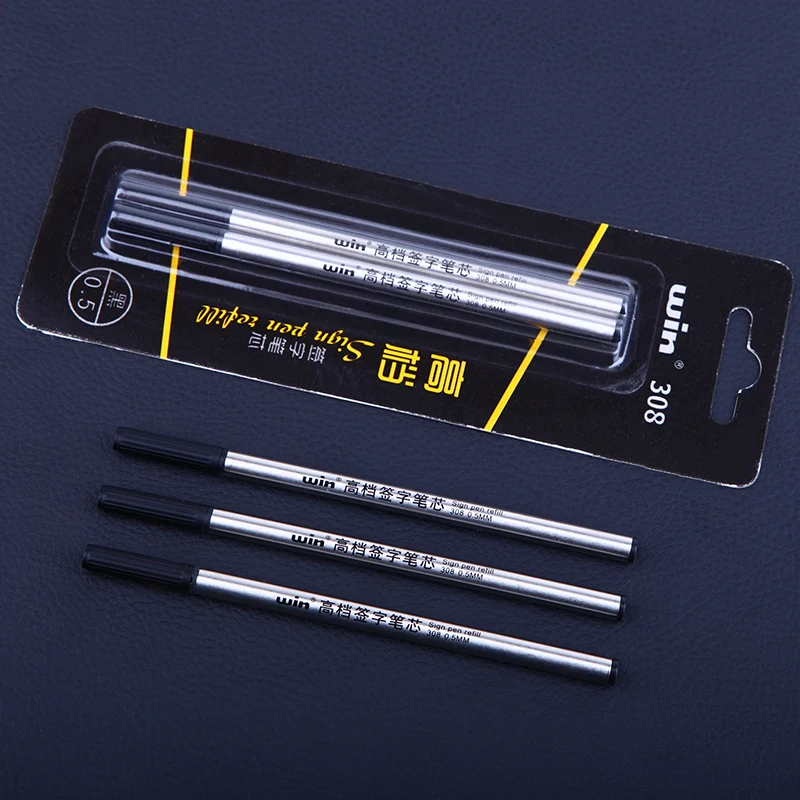 Winning 308 Business Metal Sign Pen Refill 0.5mm 0.7mm Black Refill for Ballpoint/rollerball Pen School Office Supplies
Winning 308 Business Metal Sign Pen Refill 0.5mm 0.7mm Black Refill for Ballpoint/rollerball Pen School Office Supplies