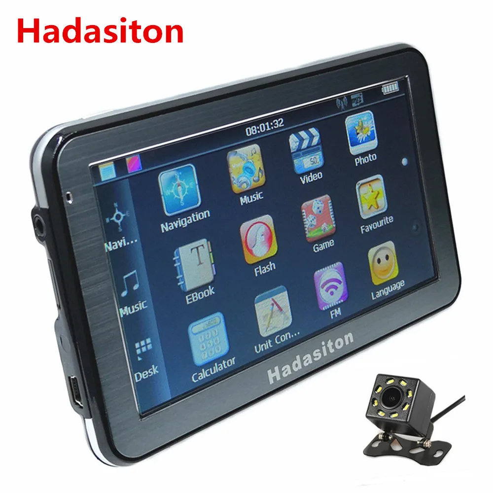 Горячая продажа 5 "сенсорный экран автомобильный GPS навигация Sat NAV CPU800M 8G + FM