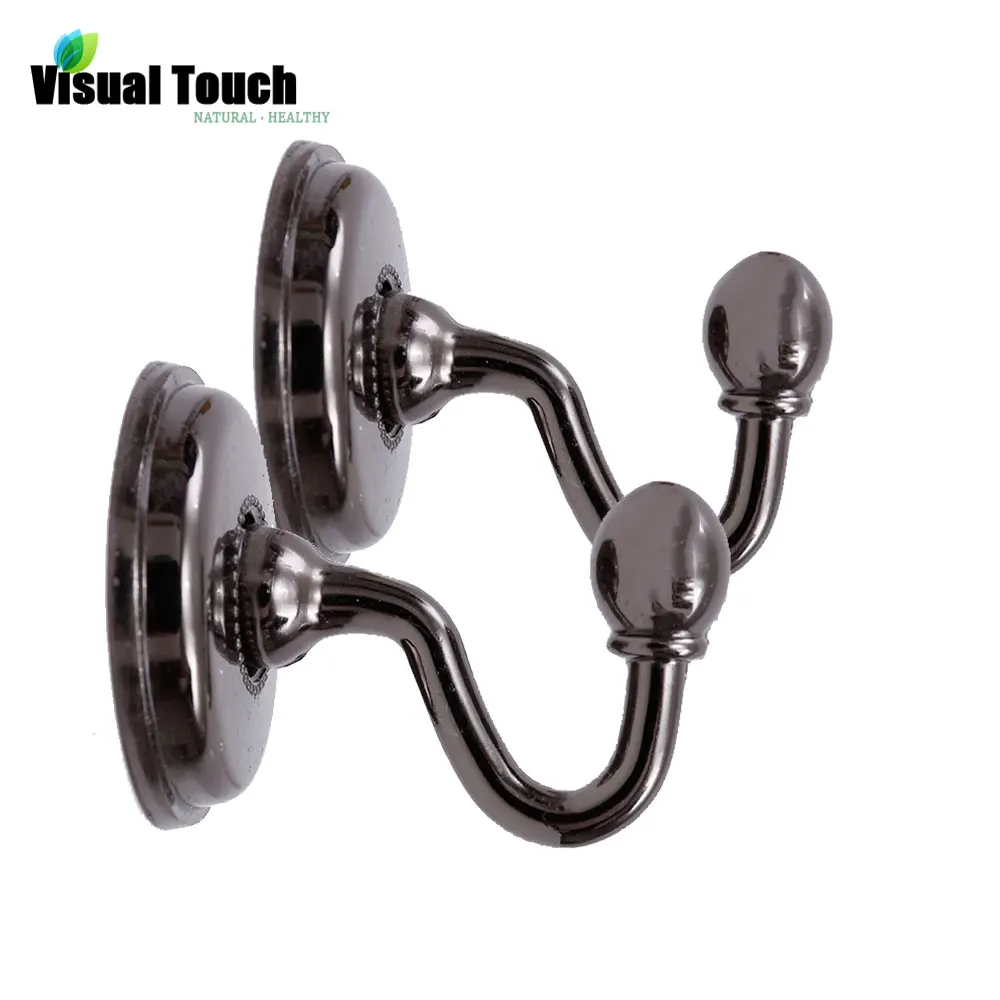 Visual Touch 2pcs/pair Metal Zinc Alloy Curtain Hooks Holdback Tassel Wall Tie Back Hanger Holder Curtain Hanging Accessory
Visual Touch 2pcs/pair Metal Zinc Alloy Curtain Hooks Holdback Tassel Wall Tie Back Hanger Holder Curtain Hanging Accessory