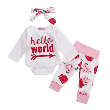 Newborn Baby Clothes Watermelon Heart Letter Romper Jumpsuit+Pants+Headband Set Kids Clothes Children Clothing Set
Newborn Baby Clothes Watermelon Heart Letter Romper Jumpsuit+Pants+Headband Set Kids Clothes Children Clothing Set