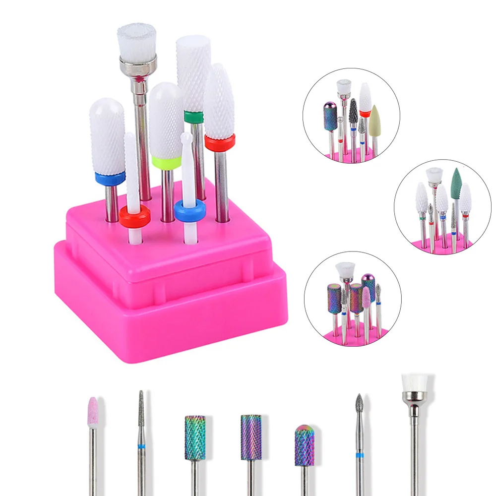 7Pcs Manicure Machine Tungsten Manicure Nail Drill Bit Set Mill Cutter Diamond Nail Art Cutter Gel Remove Pedicure Tools Kit
7Pcs Manicure Machine Tungsten Manicure Nail Drill Bit Set Mill Cutter Diamond Nail Art Cutter Gel Remove Pedicure Tools Kit
