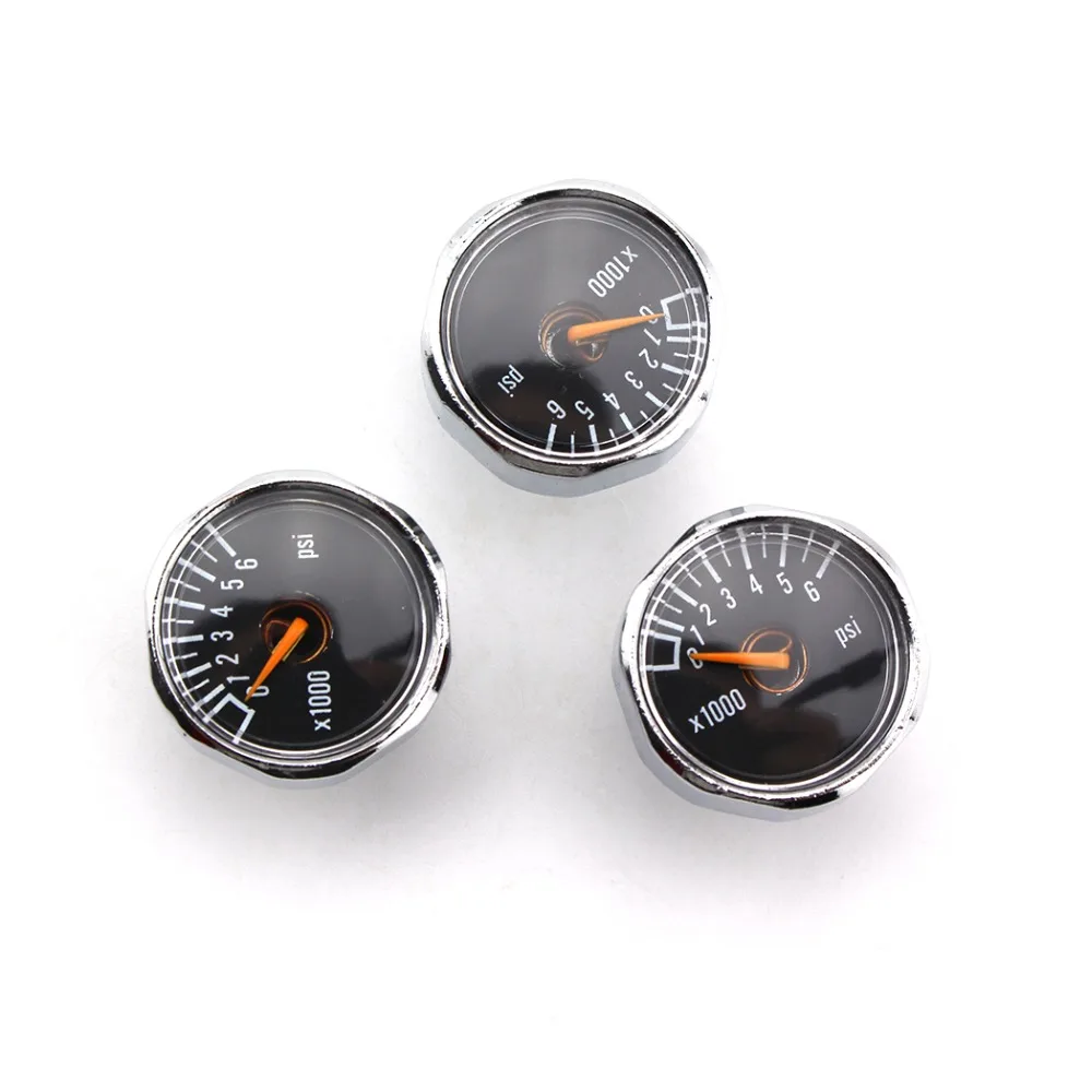 PCP Paintball Airsoft Airforce 1/8BSPP 25mm Gauge Mini Air Pressure Gauge 6000psi 1 Inch Manometre Stainless Steel Black
PCP Paintball Airsoft Airforce 1/8BSPP 25mm Gauge Mini Air Pressure Gauge 6000psi 1 Inch Manometre Stainless Steel Black