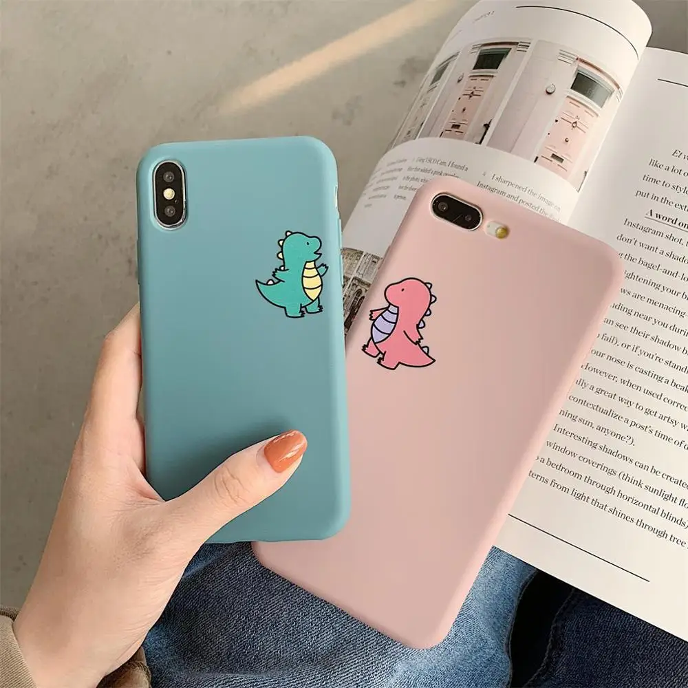 Case for iphone X XR XS MAX Cute cartoon dinosaur pattern soft silicon cover for iphone 7 6 6S 8Plus mobile phone back case capa
Case for iphone X XR XS MAX Cute cartoon dinosaur pattern soft silicon cover for iphone 7 6 6S 8Plus mobile phone back case capa