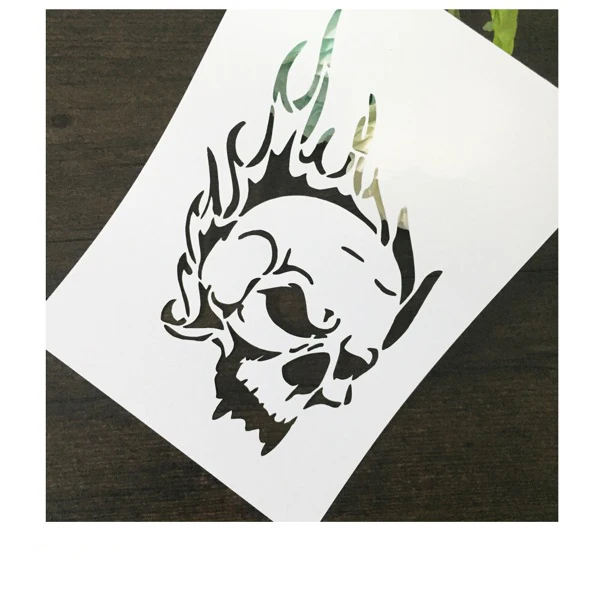 Skull Head Scrapbooking tool DIY album masking spray painted template drawing stencil laser cut template KW7072201
Skull Head Scrapbooking tool DIY album masking spray painted template drawing stencil laser cut template KW7072201