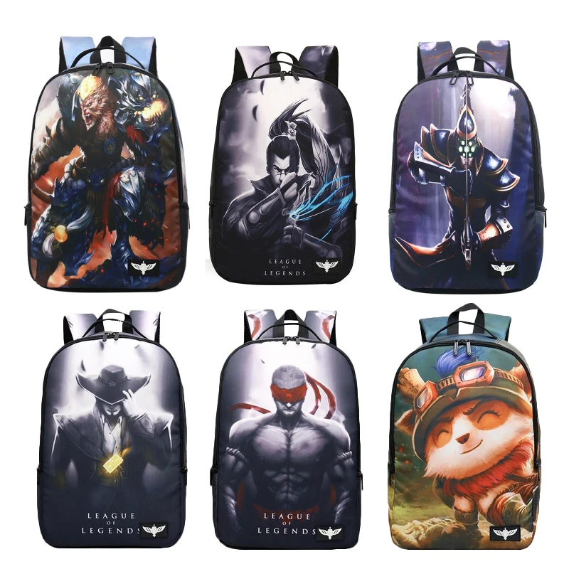 LOL Theme Backpack Universal School Bag for Male and Female Students Around the Game
LOL Theme Backpack Universal School Bag for Male and Female Students Around the Game