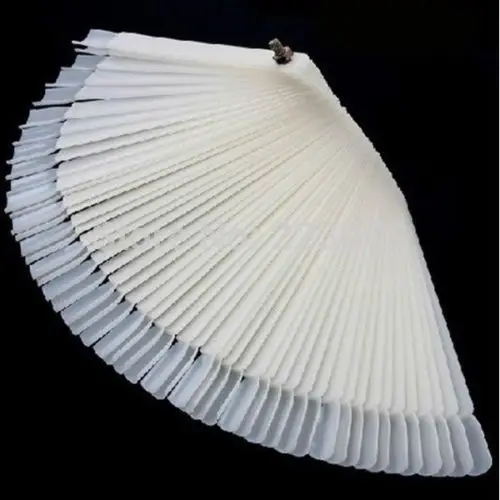 New 50pcs/Set False Nail Art Board Tips Stick Polish Foldable Display Practice Fan Natural Color
New 50pcs/Set False Nail Art Board Tips Stick Polish Foldable Display Practice Fan Natural Color