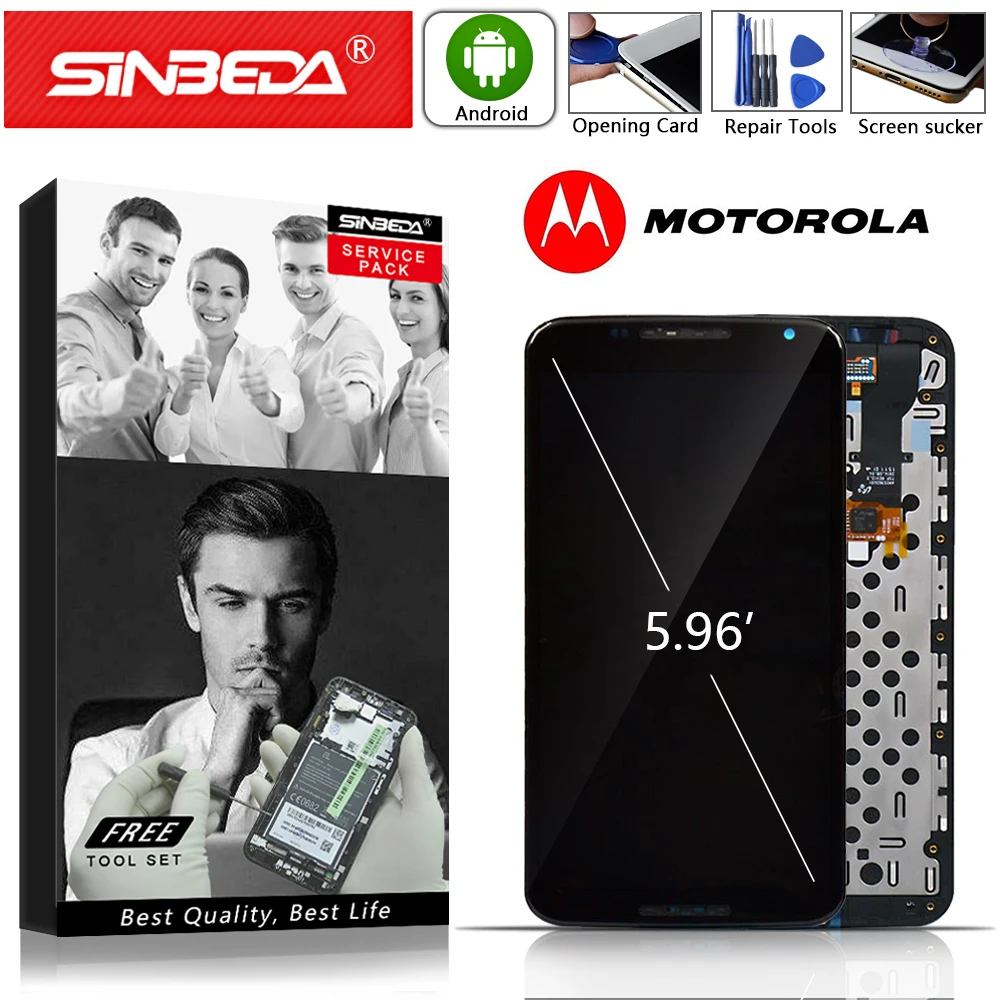Super AMOLED 5.69" Original For Motorola Moto Nexus 6 XT1100 XT1103 LCD Display Touch Screen with Frame Digitizer Assemble LCD #
Super AMOLED 5.69" Original For Motorola Moto Nexus 6 XT1100 XT1103 LCD Display Touch Screen with Frame Digitizer Assemble LCD #