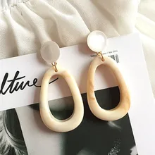 ファッション装飾品酢酸樹脂幾何赤気質(China)