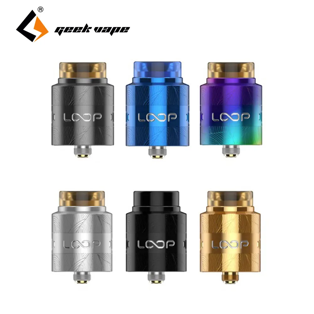 Geekvape Loop V1.5 RDA Tank 24mm E-cigarette Vaping Atomizer with W-shaped Build Deck & Sieve Airflow System VS Zeus Dual RTA
Geekvape Loop V1.5 RDA Tank 24mm E-cigarette Vaping Atomizer with W-shaped Build Deck & Sieve Airflow System VS Zeus Dual RTA
