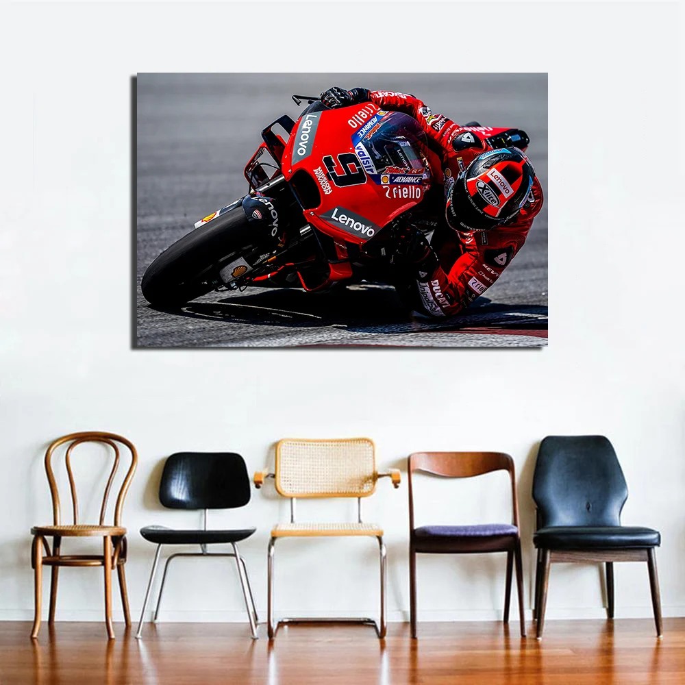 Ducati Corse гоночный мотоцикл плакат холст печать картина настенные картины для
