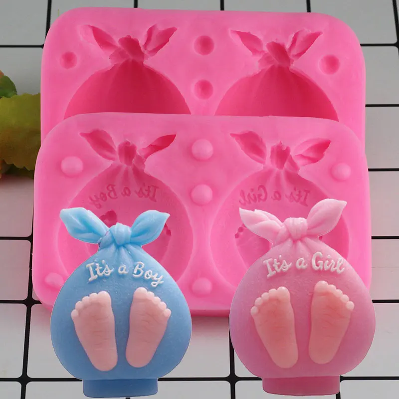 Фото Mujiang 3D Детские подарочные пакеты силиконовая форма для мыла - купить