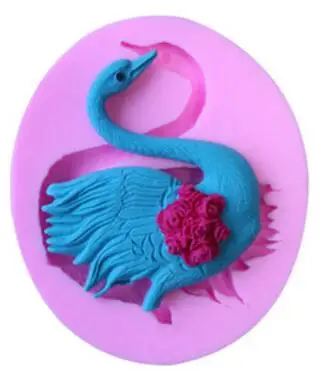 Flower swan paragraph soap mold mold DIY tools baked cake food grade liquid silicone mold cake decoration green mold
Flower swan paragraph soap mold mold DIY tools baked cake food grade liquid silicone mold cake decoration green mold