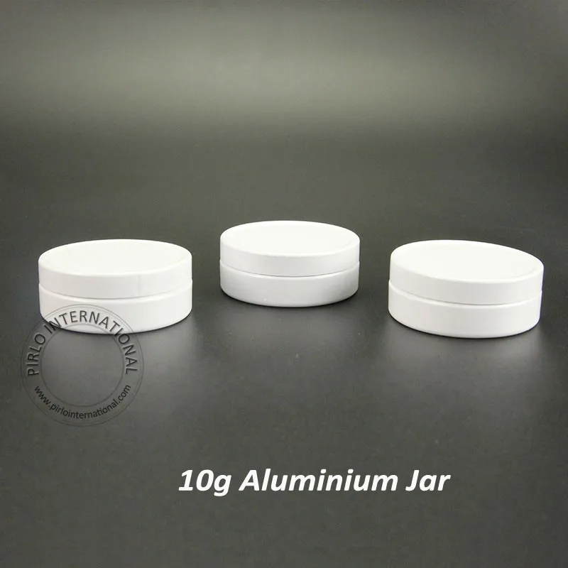 50Pcs 39*15mm 10g Mini Aluminium White Jars Travel Portable Empty Sample Container Podwer Box Cosmetic Metal Tins
50Pcs 39*15mm 10g Mini Aluminium White Jars Travel Portable Empty Sample Container Podwer Box Cosmetic Metal Tins