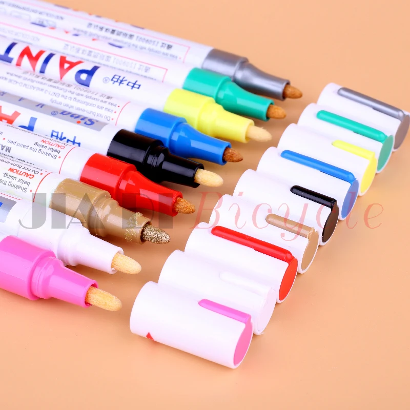 MUQZI 9 Colors Permanent Marker Waterproof Metal Art Marker Pen Mountain Bike Road Fixed Gear Fold Bicycle Frame Paint Repair
MUQZI 9 Colors Permanent Marker Waterproof Metal Art Marker Pen Mountain Bike Road Fixed Gear Fold Bicycle Frame Paint Repair