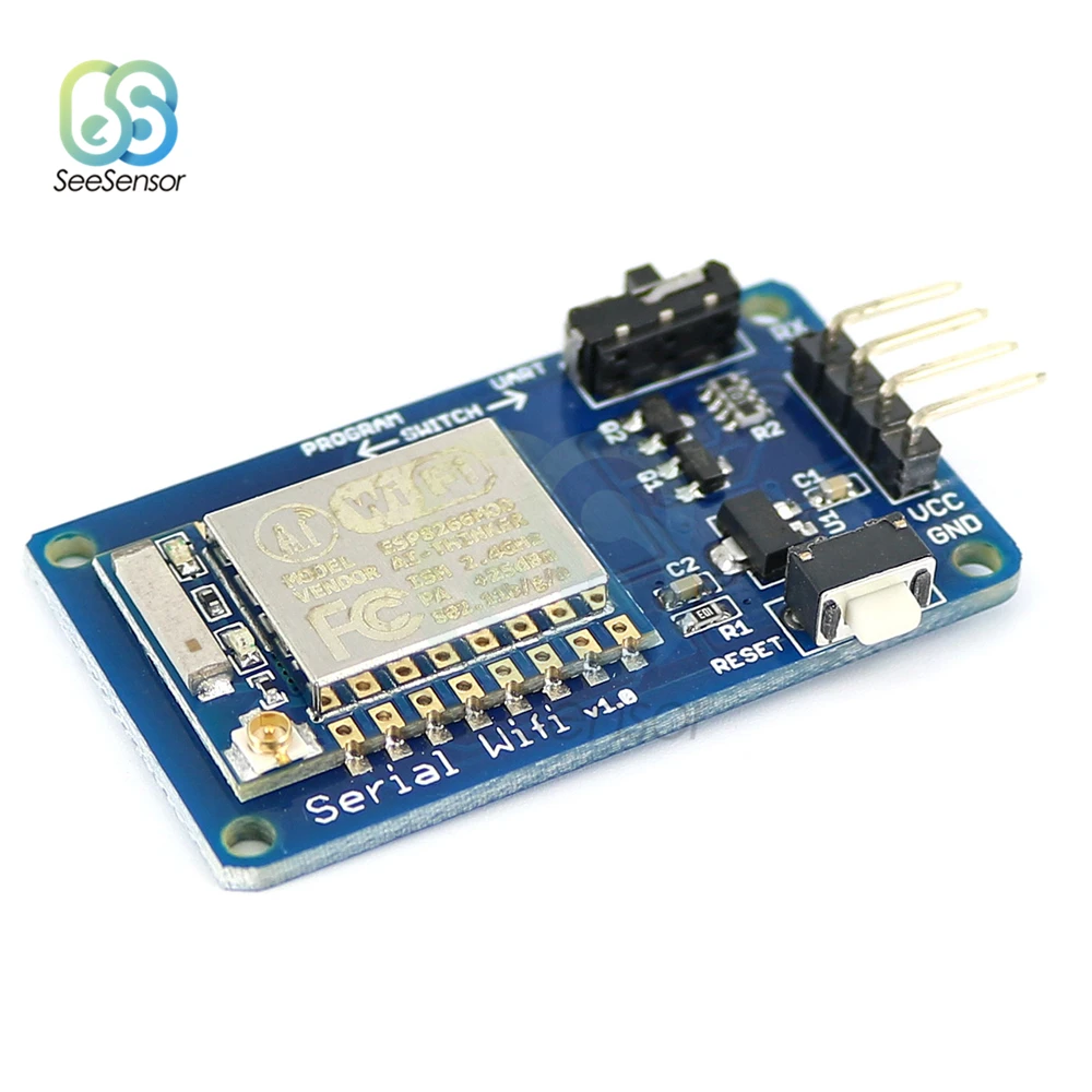 Беспроводной модуль ESP8266 приемопередатчик ESP07 серия Wi Fi плата 8N1 контроллер