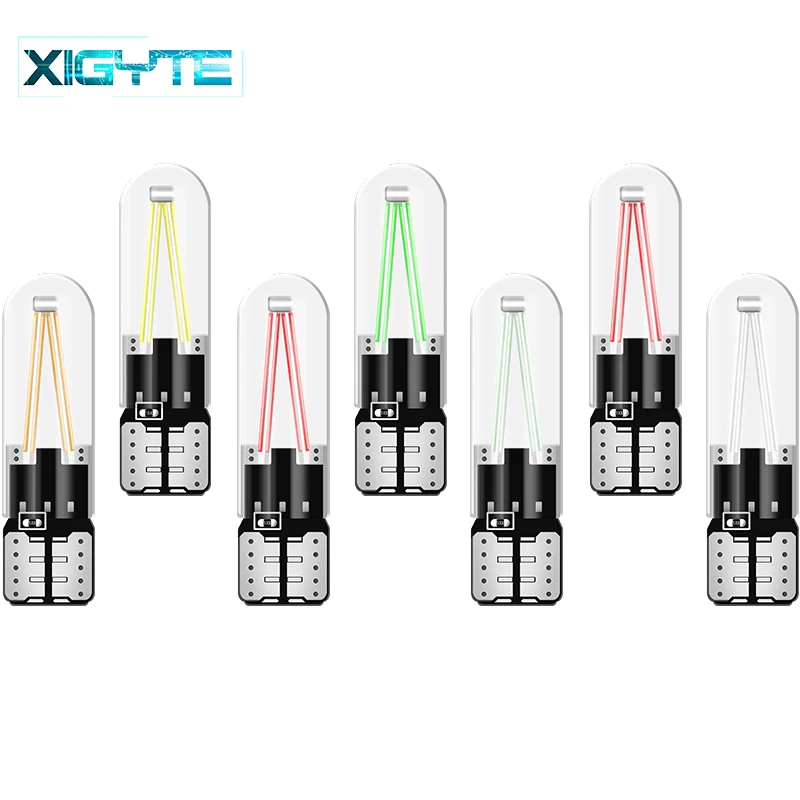 T10 194 2825 WY5W W5W Filament Lights COB LED Glass Shell Wedge Auto Parking Bulbs CANBUS NO ERROR Car Reading Dome Lamp DC 12V
T10 194 2825 WY5W W5W Filament Lights COB LED Glass Shell Wedge Auto Parking Bulbs CANBUS NO ERROR Car Reading Dome Lamp DC 12V