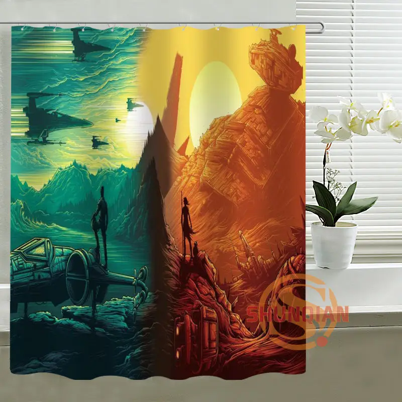 Star Wars Scenery Custom Shower Curtain Bathroom Decor Polyester Fabric Printing Bathroom Curtain Waterproof With Hook
Star Wars Scenery Custom Shower Curtain Bathroom Decor Polyester Fabric Printing Bathroom Curtain Waterproof With Hook