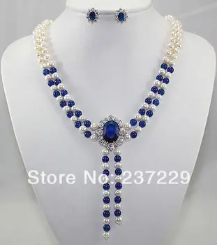 Wholesale price FREE SHIPPING ^^^^2 color white pearl blue red stone necklace crystal pendant earring set
Wholesale price FREE SHIPPING ^^^^2 color white pearl blue red stone necklace crystal pendant earring set