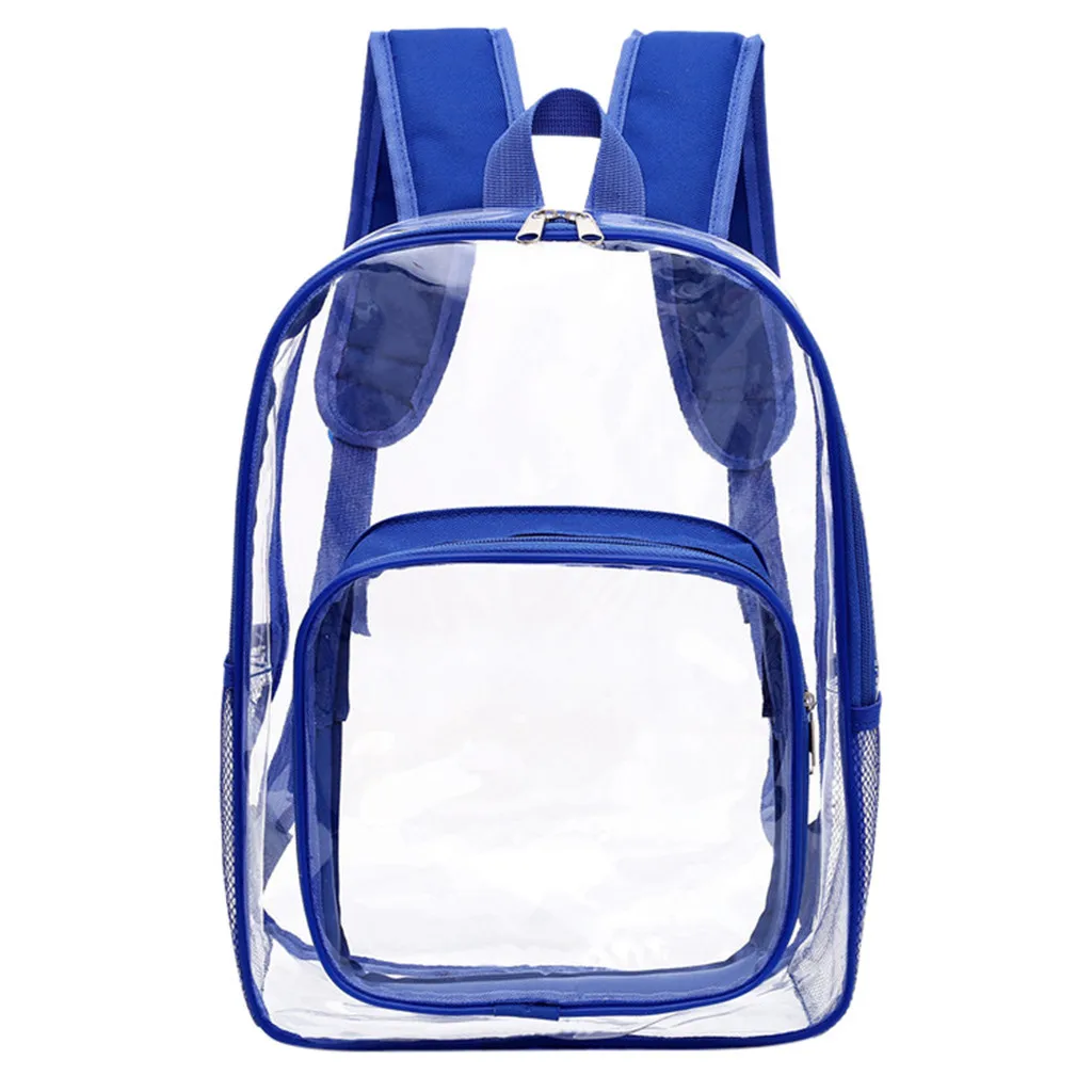 Women Girls Transparent Shoulder Bag Students School Backpack 2019 Fashion Girls PVC Transparent Travel Shoulder Bag Bookbags
Women Girls Transparent Shoulder Bag Students School Backpack 2019 Fashion Girls PVC Transparent Travel Shoulder Bag Bookbags
