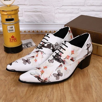 Plus Size Fashion Pointed Toe Man Italian Designer Oxfords Genuine Leather High Heels Men's Formal Banquet Wedding Shoes SL325
Plus Size Fashion Pointed Toe Man Italian Designer Oxfords Genuine Leather High Heels Men's Formal Banquet Wedding Shoes SL325
