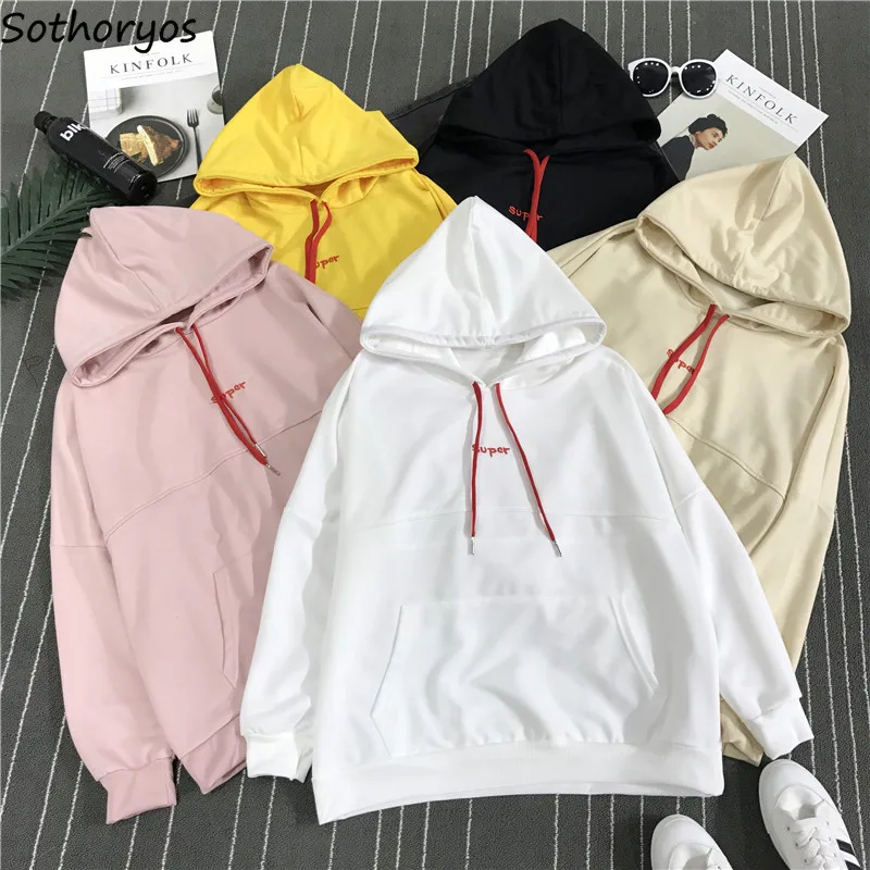 Hoodies Women Autumn Thin Solid Pocket Simple All-match Loose Leisure Korean Pullovers Womens Harajuku Daily Trendy Kawaii Chic
Hoodies Women Autumn Thin Solid Pocket Simple All-match Loose Leisure Korean Pullovers Womens Harajuku Daily Trendy Kawaii Chic