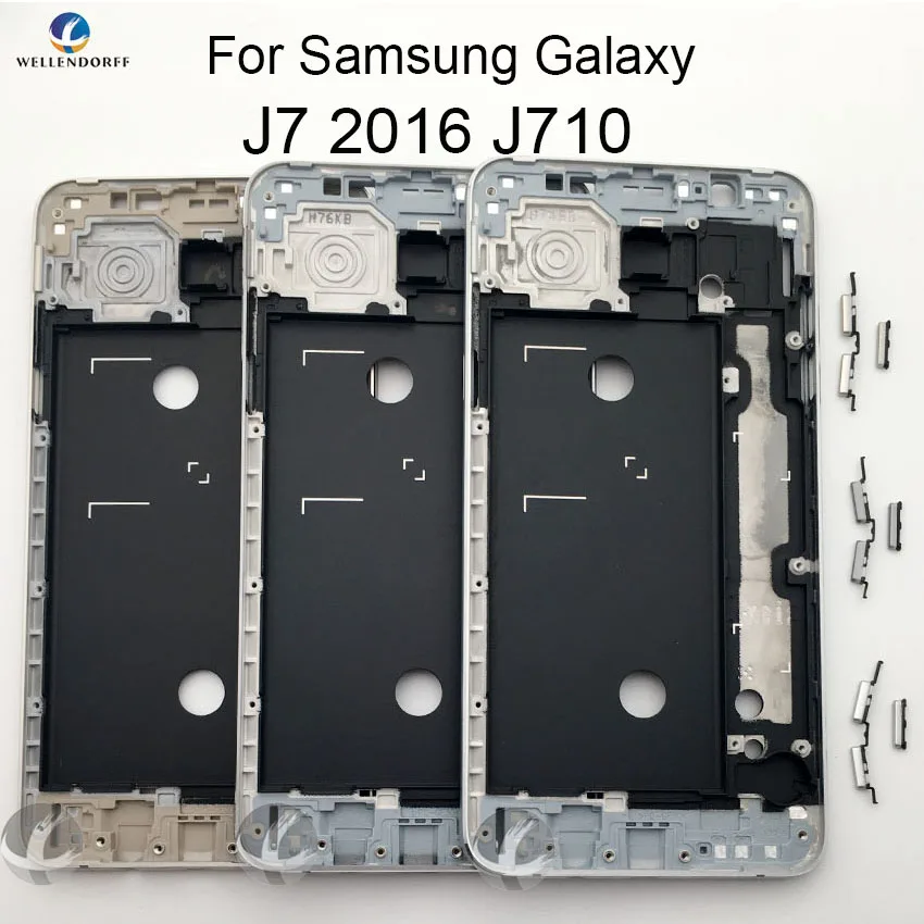 LCD Front Metal Bezel Middle Frame Housing 2 in 1 For Samsung Galaxy J7 2016 J710 Outer Middle Frame+Power Volume Side Button
LCD Front Metal Bezel Middle Frame Housing 2 in 1 For Samsung Galaxy J7 2016 J710 Outer Middle Frame+Power Volume Side Button