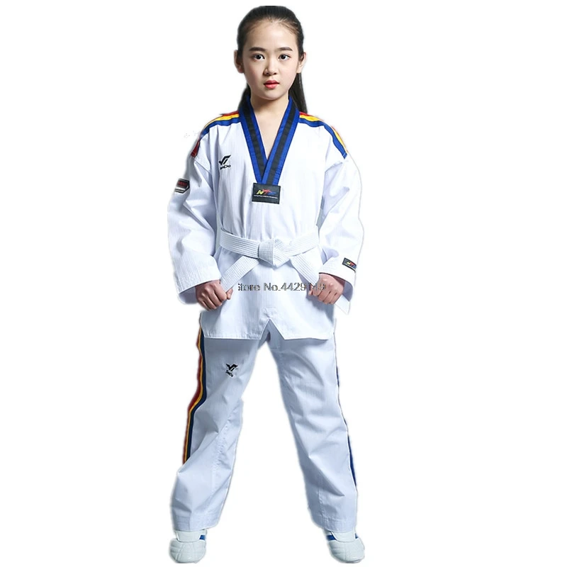 Taekwondo Dobok Karate Uniform Clothes Long-Sleeve Karate Suit for Children Adult Training Karate Clothing Taekwondo Suit T125
Taekwondo Dobok Karate Uniform Clothes Long-Sleeve Karate Suit for Children Adult Training Karate Clothing Taekwondo Suit T125