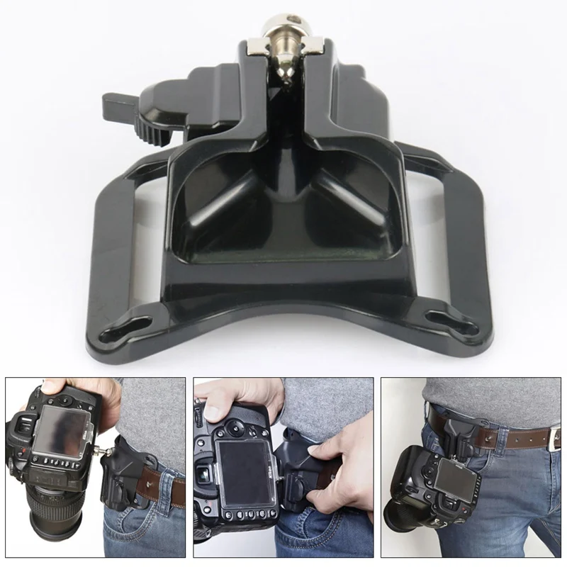 Quick Mount Fast Loading Camera Photo Holster Waist Belt Buckle Button Straps Accessories For DSLR Camera
Quick Mount Fast Loading Camera Photo Holster Waist Belt Buckle Button Straps Accessories For DSLR Camera
