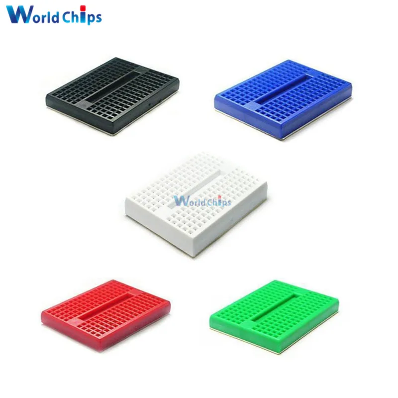 5PCS SYB-170 5 Colors Mini Solderless Breadboard Prototype Experiment Test Protoboard 170 Tie-Points For Arduino Shield
5PCS SYB-170 5 Colors Mini Solderless Breadboard Prototype Experiment Test Protoboard 170 Tie-Points For Arduino Shield